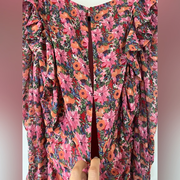 Floral Ruffle Dress - Picture 3 of 4
